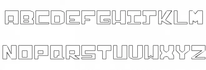 Infection خط أحرف كبيرة