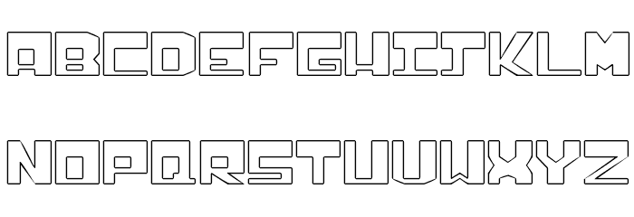Infection Font LOWERCASE