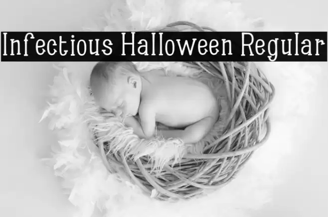 Infectious Halloween Regular Caratteri examples