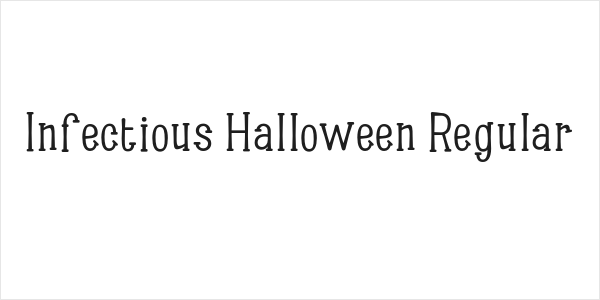 Infectious Halloween Regular Logo