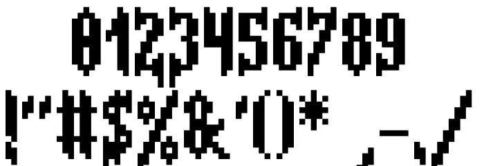 Infernalda Font OTHER CHARS