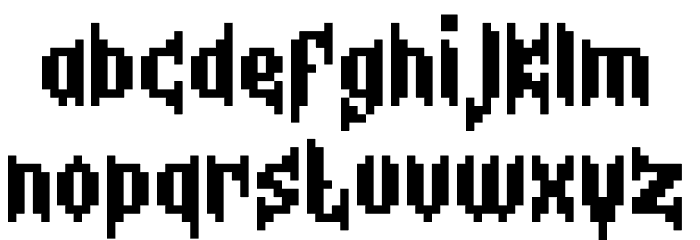 Infernalda Font LOWERCASE