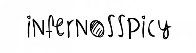 InfernosSpicy  font caratteri gratis