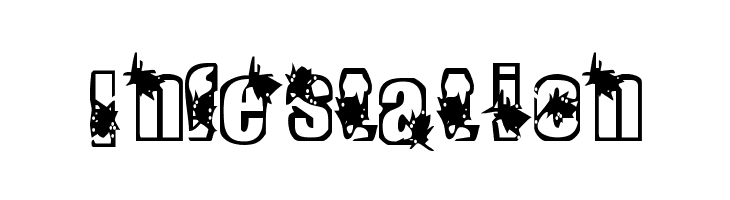 Infestation  Frei Schriftart Herunterladen