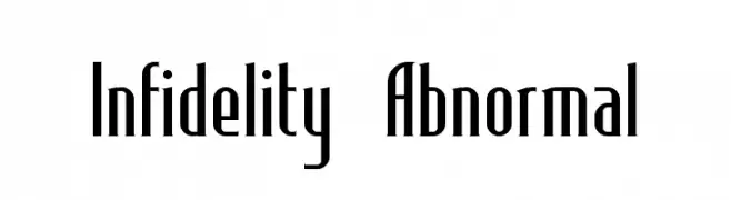 Infidelity  Abnormal  Fuentes Gratis Descargar