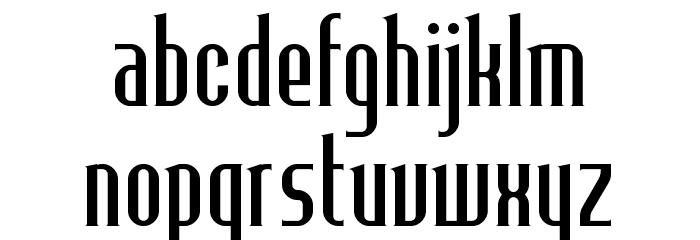 Infidelity Abnormal Font LOWERCASE