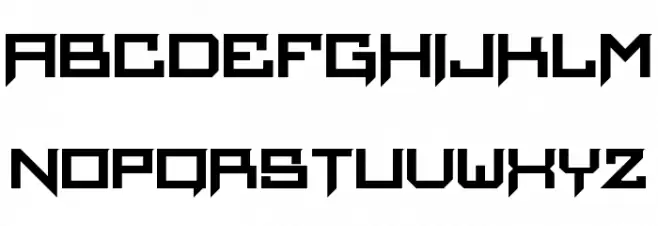 Infierno Regular Font LOWERCASE