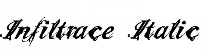 Infiltrace  Italic  Descarca Fonturi Gratis