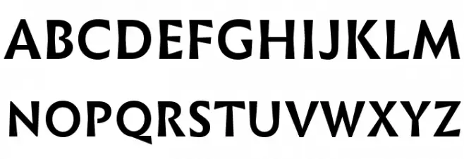Infini Bold Font UPPERCASE