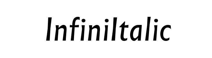 Infini Italic Fuentes