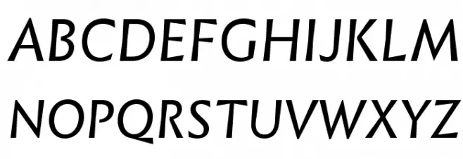 Infini Italic Шрифта ВЕРХНИЙ