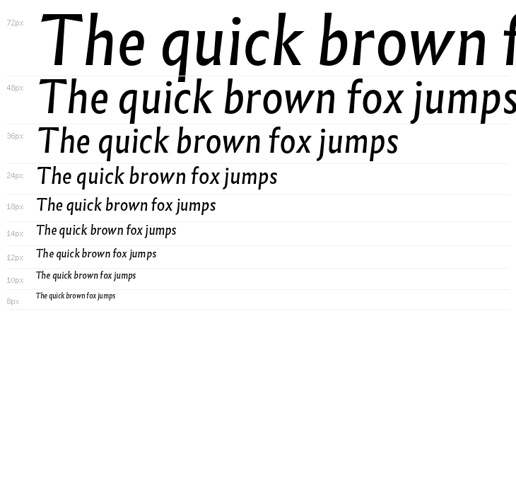 Infini Italic Waterfall