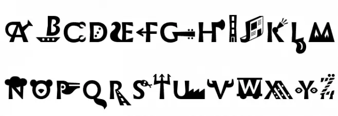 Infini Picto Regular 字体 大写