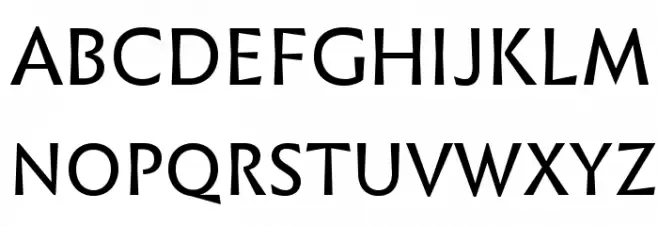 Infini Regular Schriftart Groß