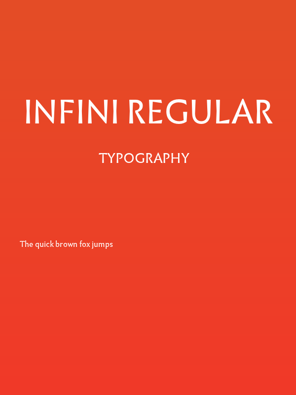 Infini Regular Poster