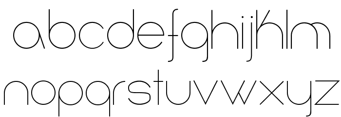 Infinita Font LOWERCASE