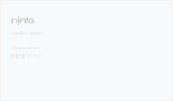 Infinita Business Card