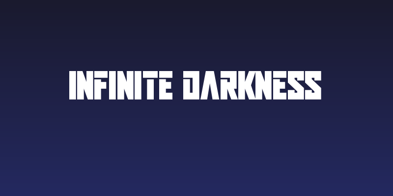 Infinite Darkness Social Header