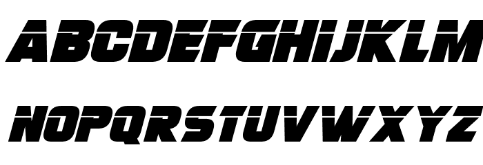 Infinite Energy Italic Font LOWERCASE