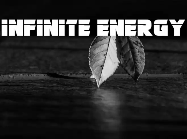 Infinite Energy Font examples