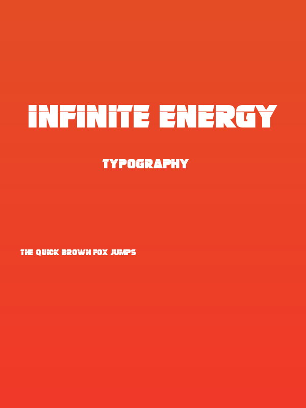 Infinite Energy Poster