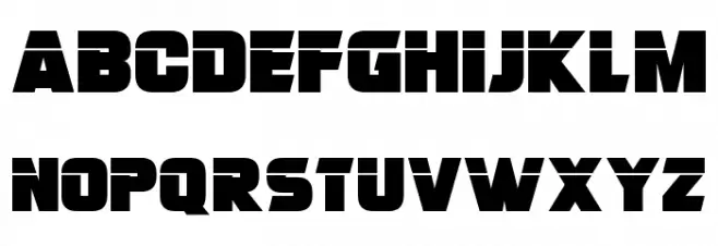 Infinite Energy Font LOWERCASE
