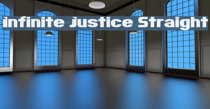Infinite Justice Straight Font examples
