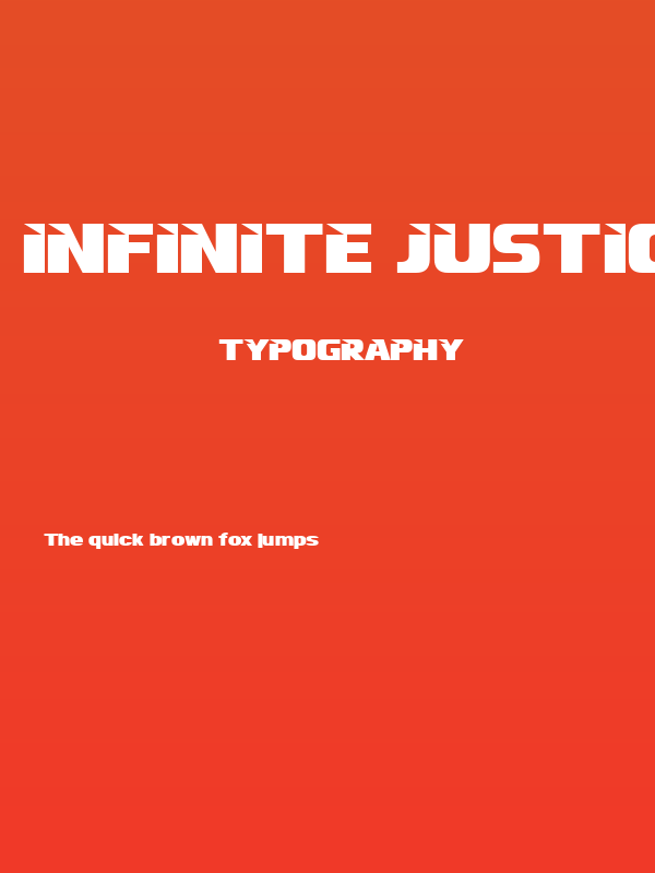 Infinite Justice Straight Poster