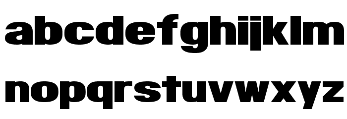 Infinite Justice Straight Font LOWERCASE