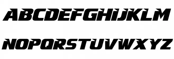 Infinite Justice Font Litere mari