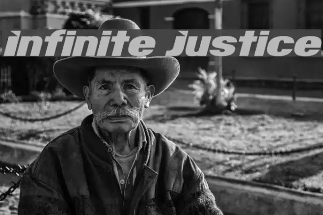 Infinite Justice Font examples