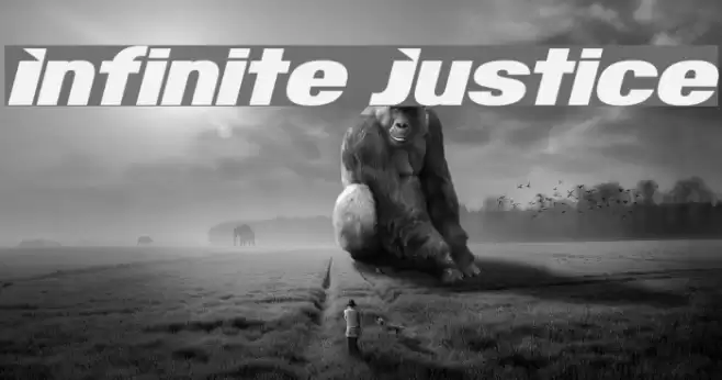 Infinite Justice Font examples