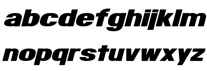 Infinite Justice Font LOWERCASE