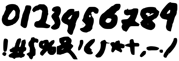 Infinite Font OTHER CHARS