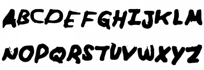 Infinite Font Litere mari