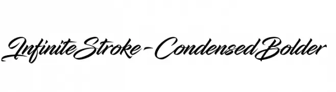InfiniteStroke-CondensedBolder  لخطوط تنزيل
