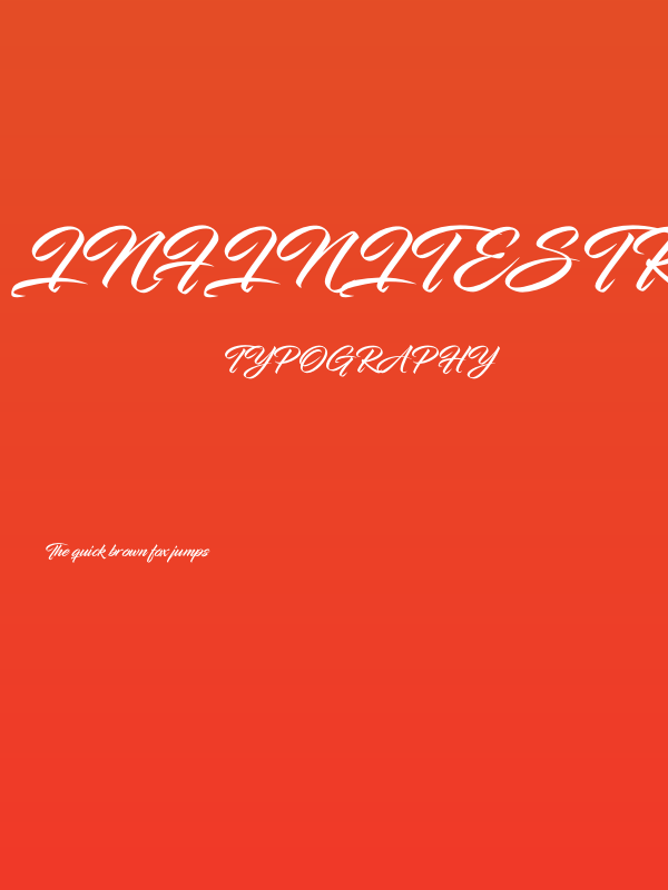 InfiniteStroke-CondensedBolder Poster