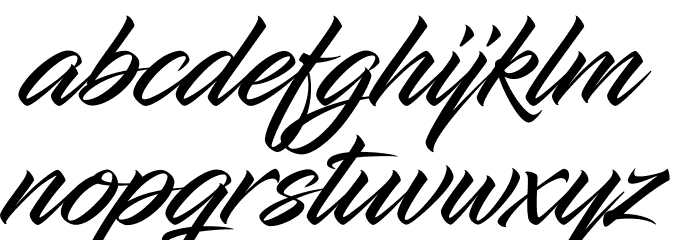 InfiniteStroke-Condensed Font LOWERCASE