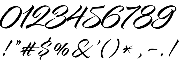 InfiniteStroke Font OTHER CHARS
