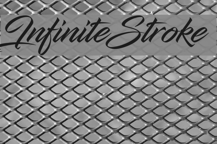 InfiniteStroke Font examples