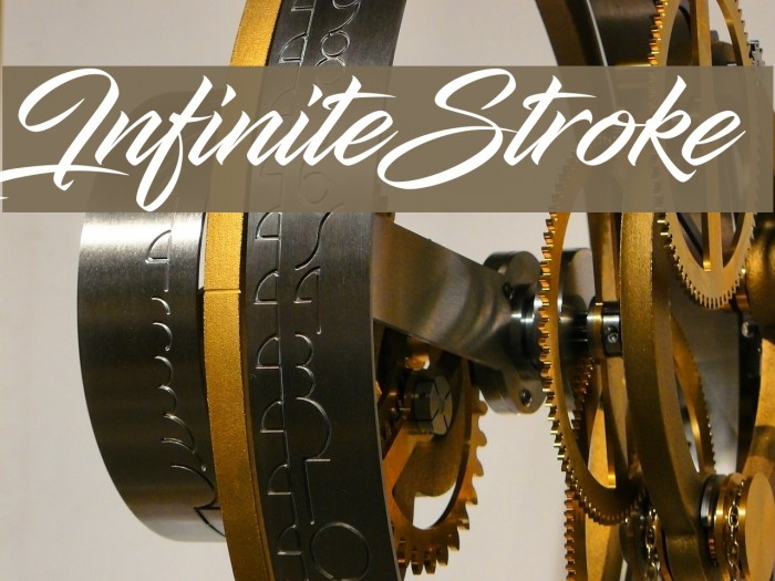InfiniteStroke Font examples