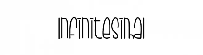 Infinitesimal  नि: शुल्क फ़ॉन्ट्स डाउनलोड