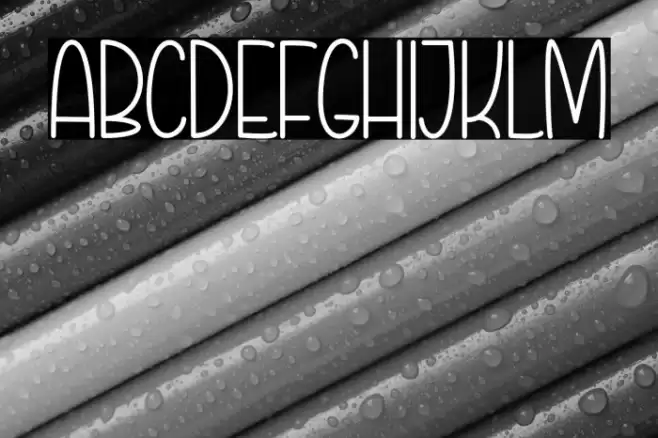 Infinitesimal Font examples