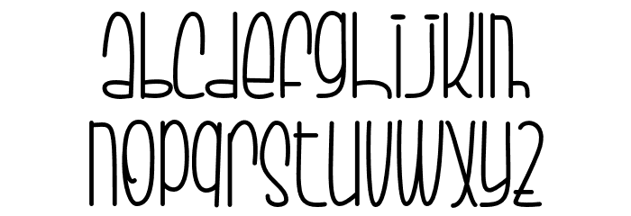 Infinitesimal फ़ॉन्ट लोअरकेस