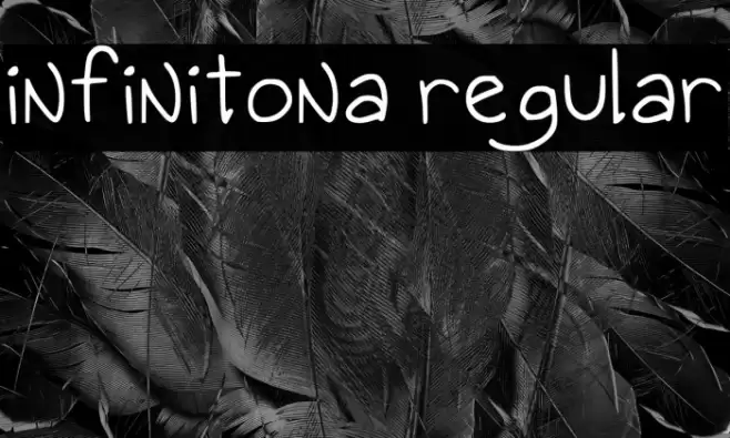 Infinitona Regular フォント examples