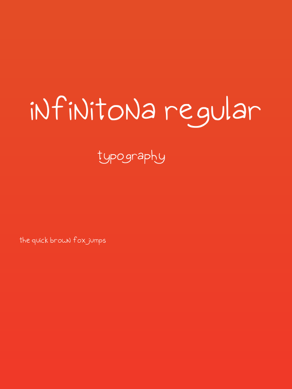 Infinitona Regular Poster