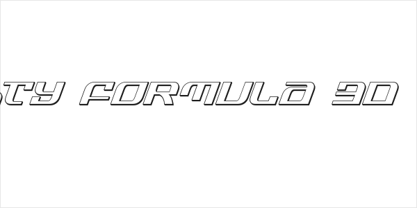 Infinity Formula 3D Italic Logo