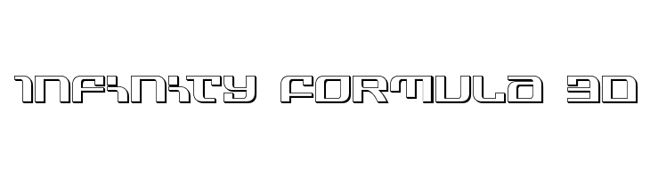Infinity Formula 3D  font caratteri gratis