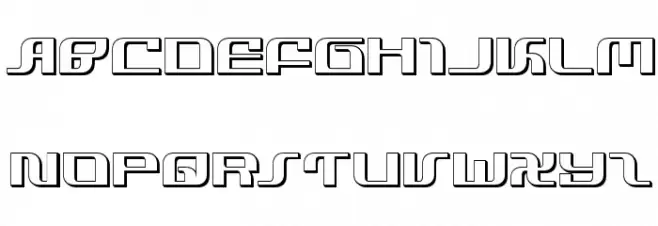 Infinity Formula 3D Schriftart Groß
