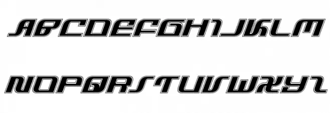Infinity Formula Academy Italic Schriftart Groß